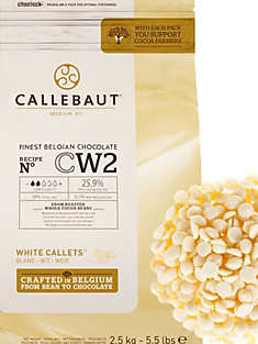 Callebaut  Шоколад Белый Callebaut 25,9%  2,5 кг Бельгия